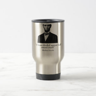 Lincoln och citationstecken resemugg
