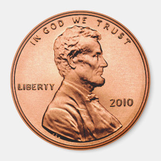 Lincoln Penny Classic Magnet