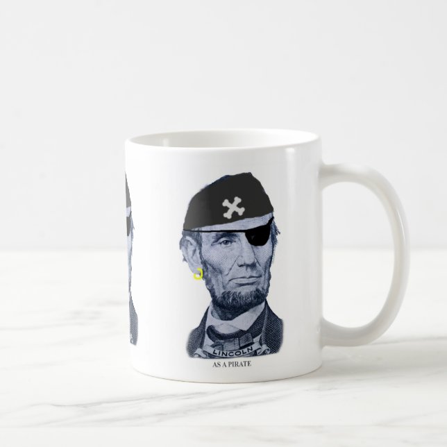 Lincoln piratmuggen kaffemugg (Höger)