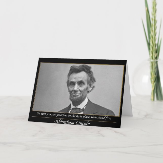 Lincoln Powerful-citattecken Kort (Framsida)