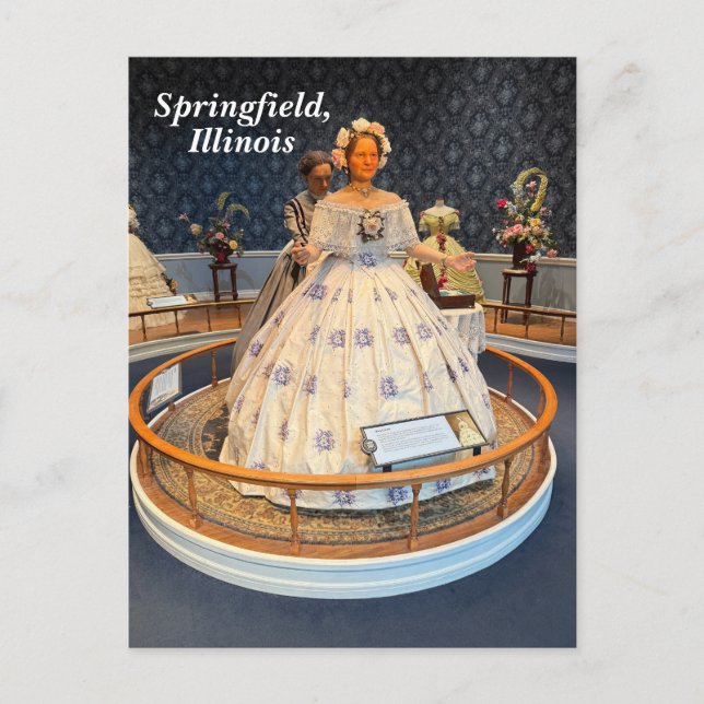 Lincoln Presidentens museum i Springfield, IL Helg Vykort (Framsida)