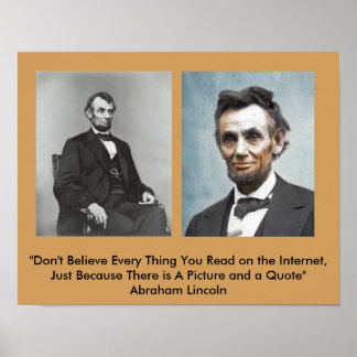 Lincoln Quote Poster? Poster
