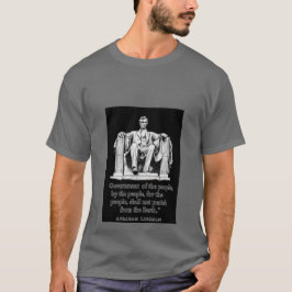 Lincoln Quote Sticker - Folkets regering T Shirt