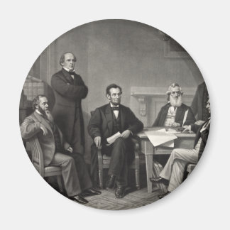 Lincoln Reading the Emancipation Proclamation Magnet