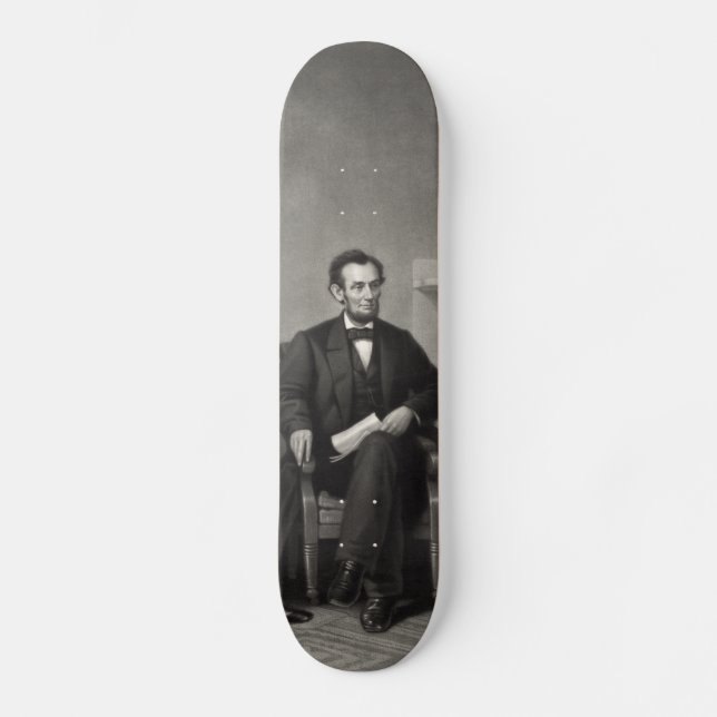 Lincoln Reading the Emancipation Proclamation Skateboard Bräda 20,5 Cm (Framsida)