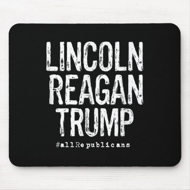 Lincoln, Reagan, Trump - favorittalmän Musmatta (Framsidan)
