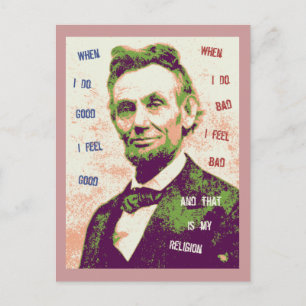 Lincoln Religion Vykort