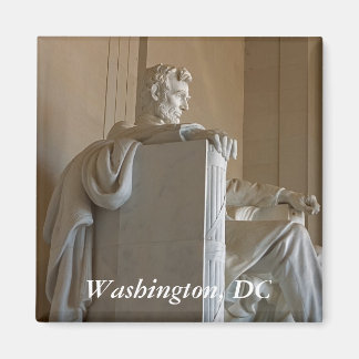 Lincoln Sideways Statue Magnet