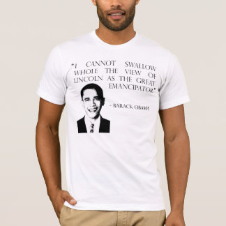 Lincoln som den underbara emancipatoren tee shirt