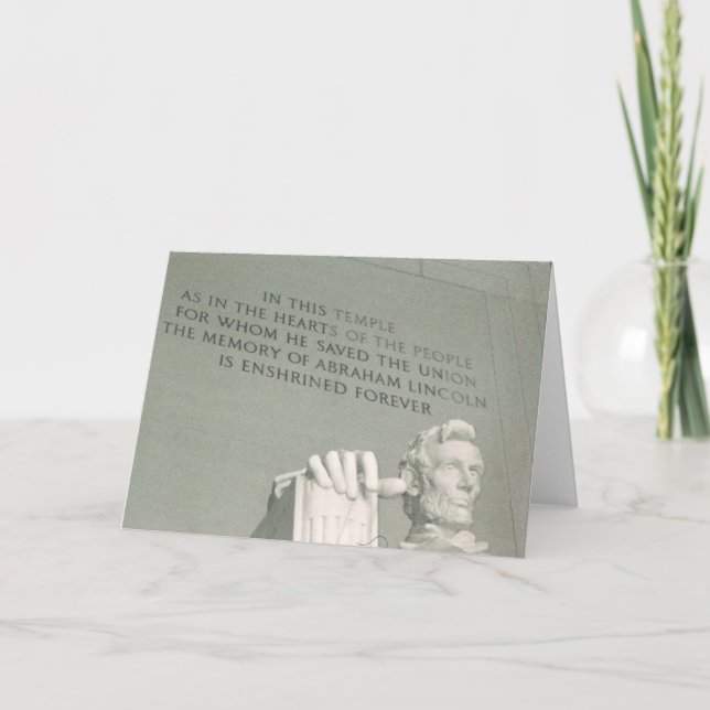 lincoln staty kort (Framsida)
