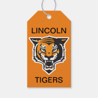 LINCOLN TIGERS Gift Märkres Presentetikett