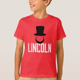 LINCOLN - Top hat & Beard T Shirt