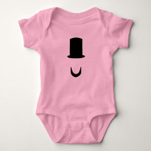 Lincoln - top hat och skägg t shirt