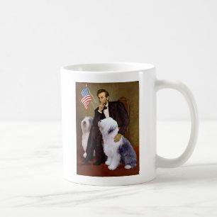 Lincoln - Två gamla engelska Sheepdog Kaffemugg