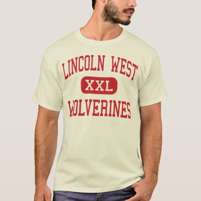 Lincoln väster - Wolverines - kick - Cleveland Tröja (Framsida)