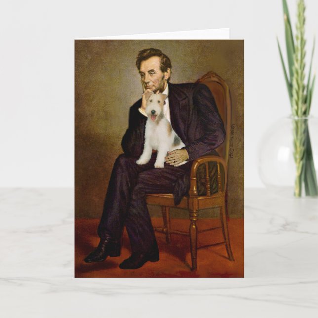 Lincoln - Wire Fox Terrier #1 Kort (Framsida)