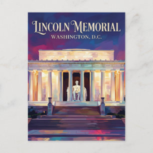 Lincolnminnesmärket District of Columbia Vykort