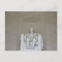 Lincolnminnesmärket vykort Washington DC studiebes