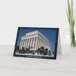 Lincolnminnesmärket Washington DC Resa Tripp Kort