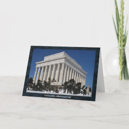 Lincolnminnesmärket Washington DC Resa Tripp Kort