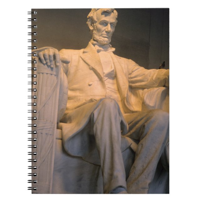 Lincolnmonumentet i Washington DC. Anteckningsbok (Framsidan)