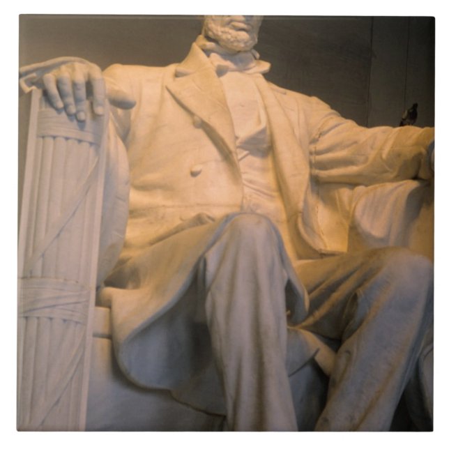 Lincolnmonumentet i Washington DC. Kakelplatta (Framsidan)