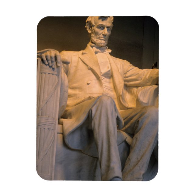 Lincolnmonumentet i Washington DC. Magnet (Vertikal)