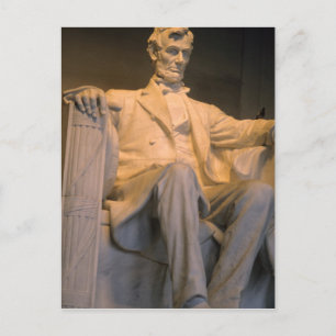 Lincolnmonumentet i Washington DC. Vykort