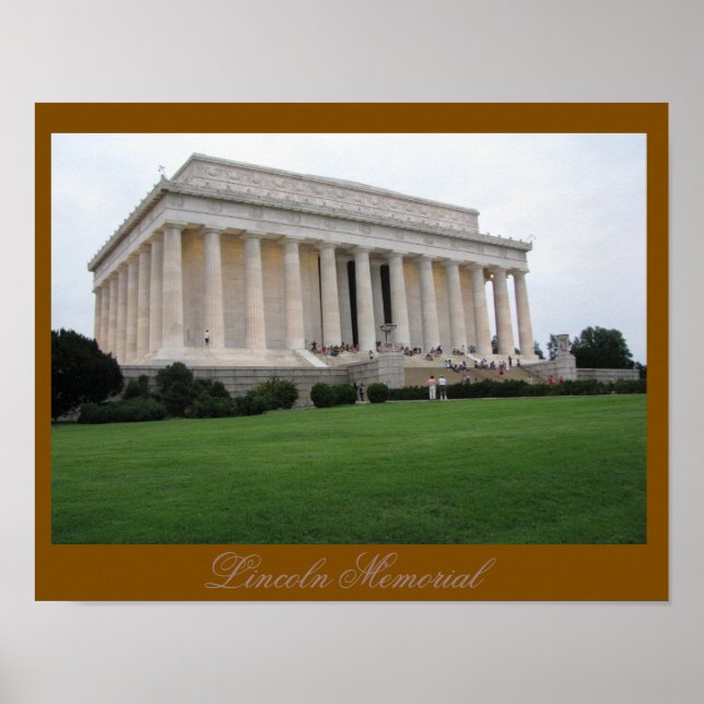 Lincolnmonumentet Poster (Framsidan)