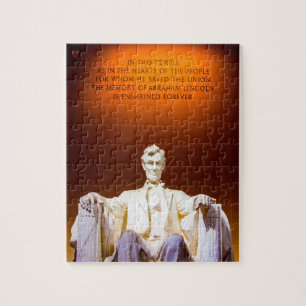 Lincolnmonumentet Washington Pussel