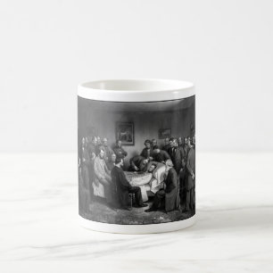 Lincolns dödsbädd kaffemugg
