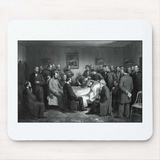 Lincolns dödsbädd musmatta (Framsidan)
