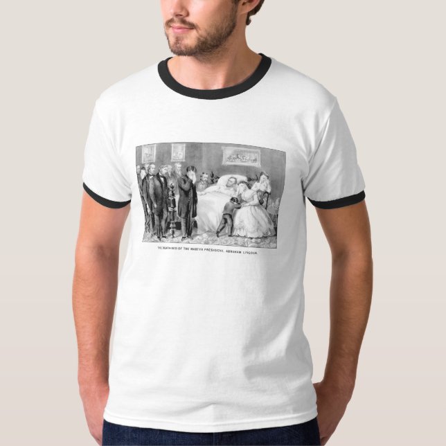 Lincolns dödsbädd t shirt (Framsida)