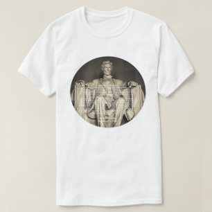 Lincoln's Gettysburg Adress 19 november, 1863 T Shirt