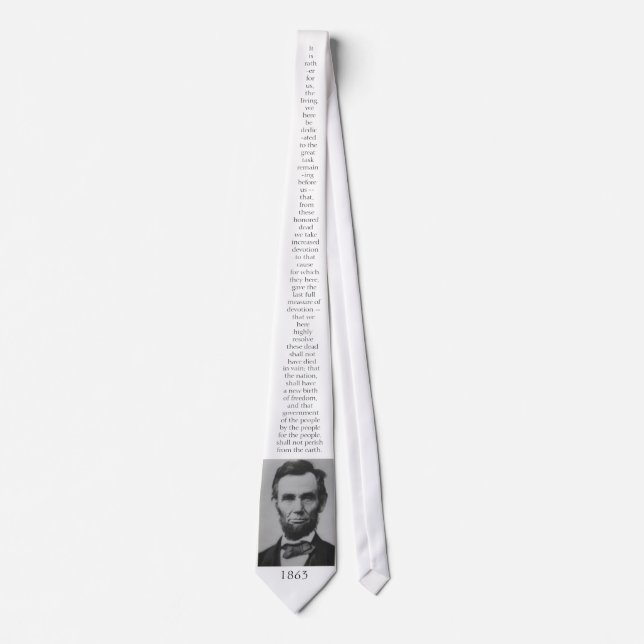Lincolns Gettysburg adress Slips (Framsida)