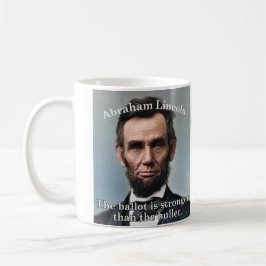 Lincolns presidentdag Patriotic Mugg