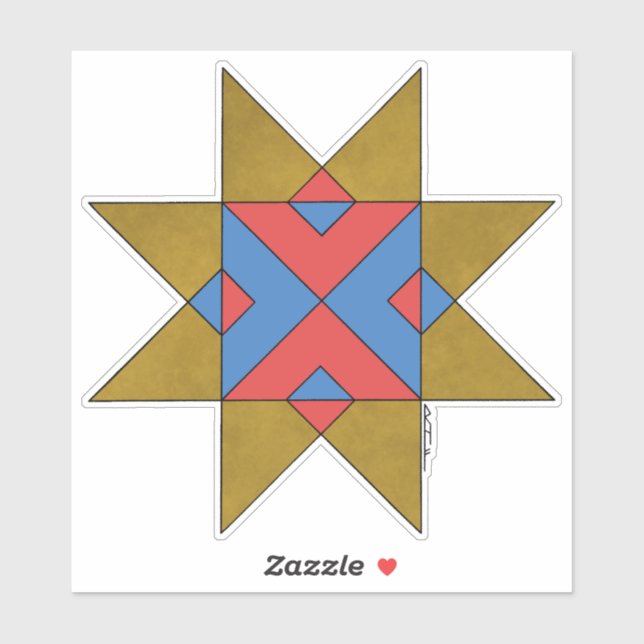 Lincolnshire Auseklis Witch Mark Klistermärken (Ark)