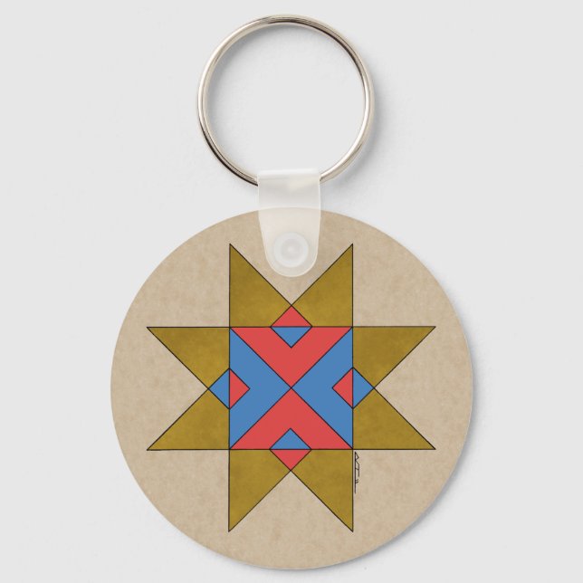 Lincolnshire Auseklis Witch Mark Nyckelring (Framsida)