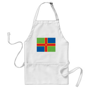 Lincolnshire flagga förkläde