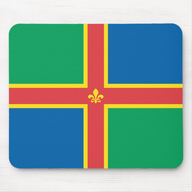 Lincolnshire Flagga Musmatta (Framsidan)