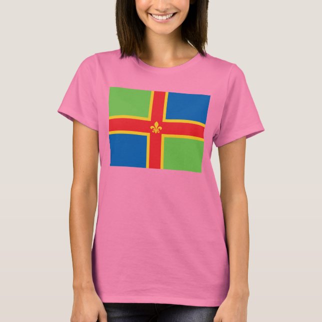 Lincolnshire Flagga Tröja (Framsida)
