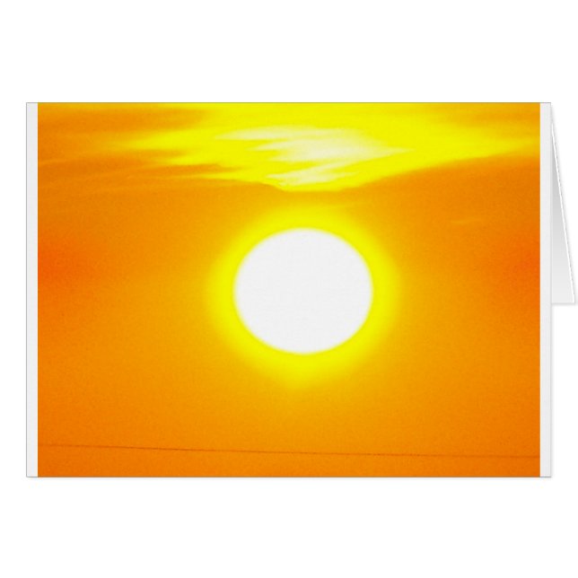 Lincolnshire soluppgång 4 hälsningskort (Framsidan Horizontal)