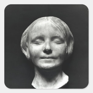 L'Inconnue de la Seine' Fyrkantigt Klistermärke