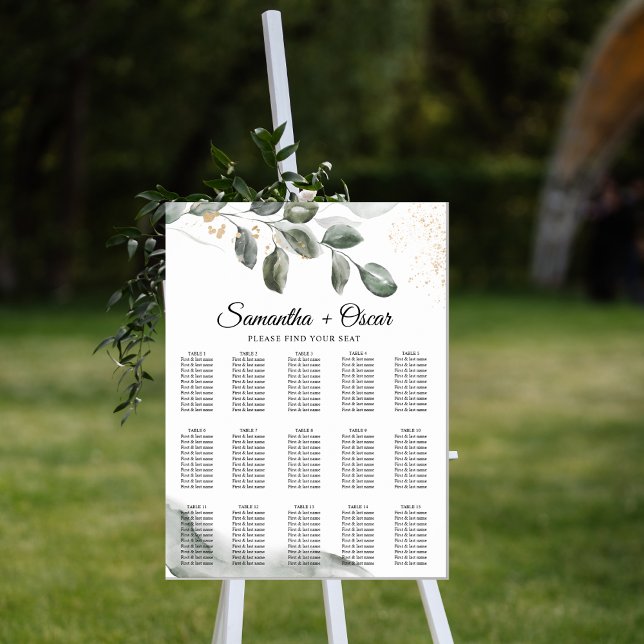 Lind Grönska Vattenfärgblad | Guldstoft Poster (Skapare uppladdad)