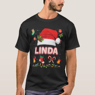 Linda Jultomten Hat Family God jul Julafton T Shirt