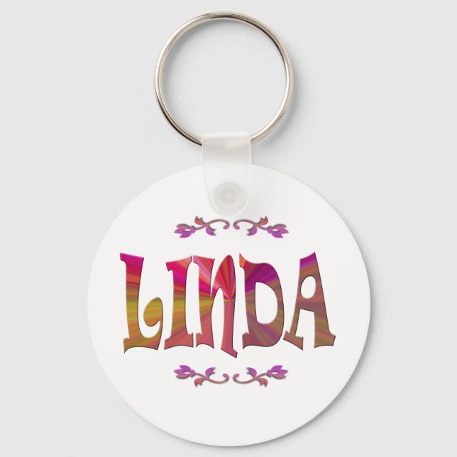 Linda Keychain Nyckelring (Framsida)