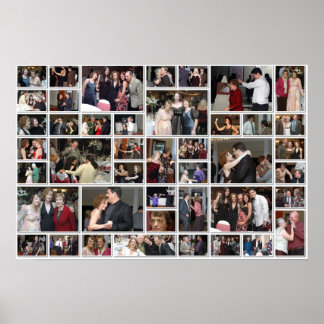 Linda och Bennetts Bröllopsfest Poster