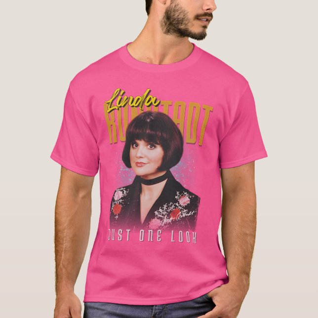 Linda Ronstadt Original Aesthetic Tribute T Shirt (Framsida)