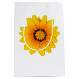 Linda sacola para presentes flor Amarela Gazânia