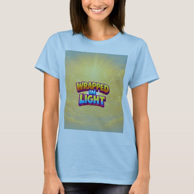 Lindad i ljus T-shirt (Framsida)